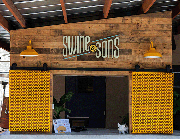 Swine & Sons kiosk at Tuffy's Bottleshop